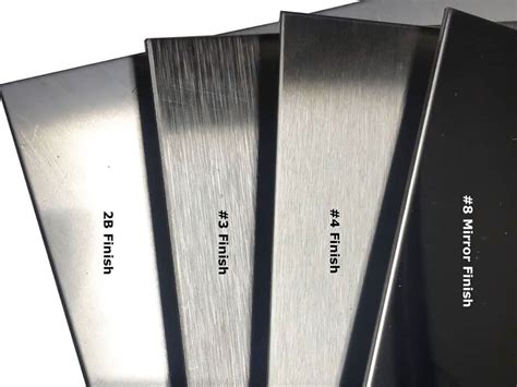 stainless steel sheet metal finishes|stainless steel sheet finish chart.